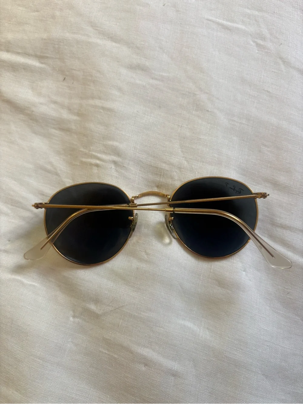 Ray-Ban round metal polarized Sunglasses